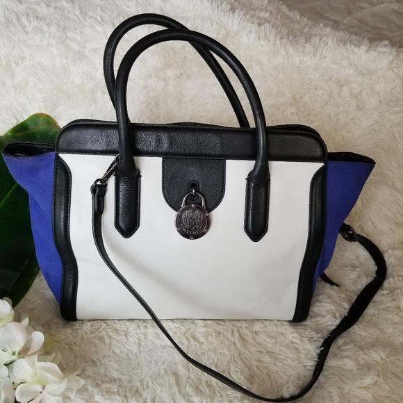 Vince Camuto Handbags - Vince Camuto Blake Large Leather  Satchel Handbag